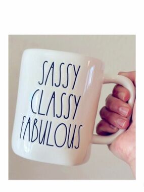 NEW Rae Dunn Sassy Classy Fabulous Mug